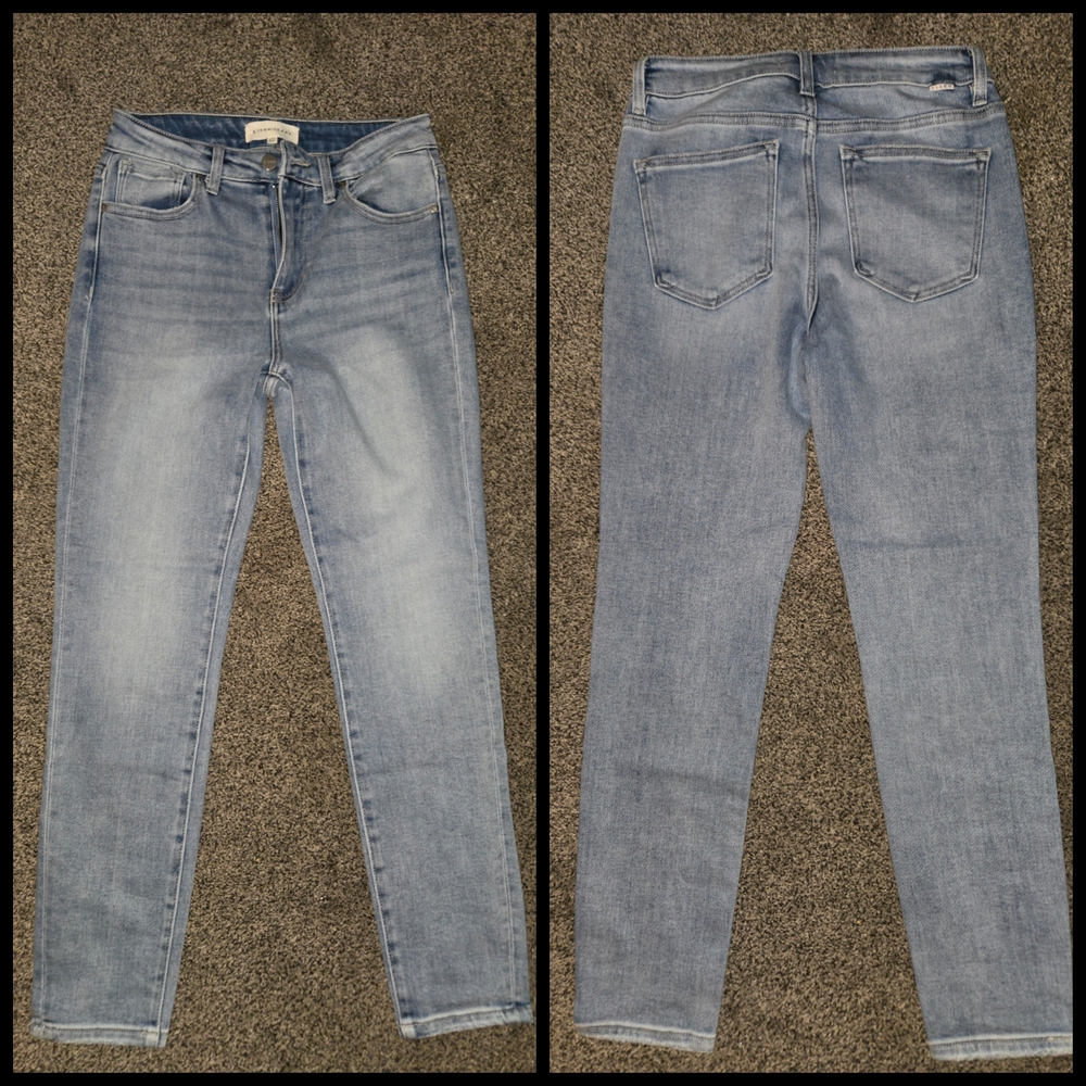 RISEN skinny ankle jeans
